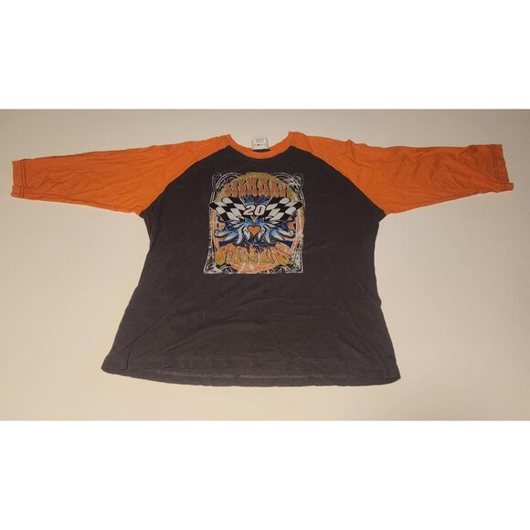 Tony Stewart T-Shirt # 20 Crank It‎ Up 3/4 Sleeve Chase Authentics Womens XL EUC - Picture 4 of 11